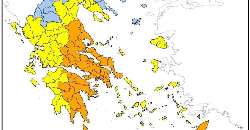 Αχαΐα: Υψηλός ο κίνδυνος πυρκαγιάς την Πέμπτη