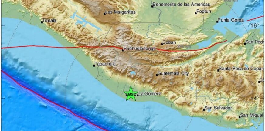 Γουατεμάλα:Κατεγράφη ισχυρός σεισμός