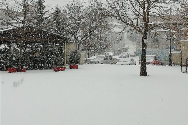 Ελάχιστο χιόνι στην Ελλάδα στις αρχές του 2021