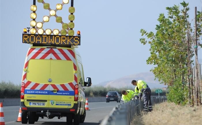 Πάτρα - Περιμετρική: Εργασίες βαριάς συντήρησης στον κόμβο Οβρυάς