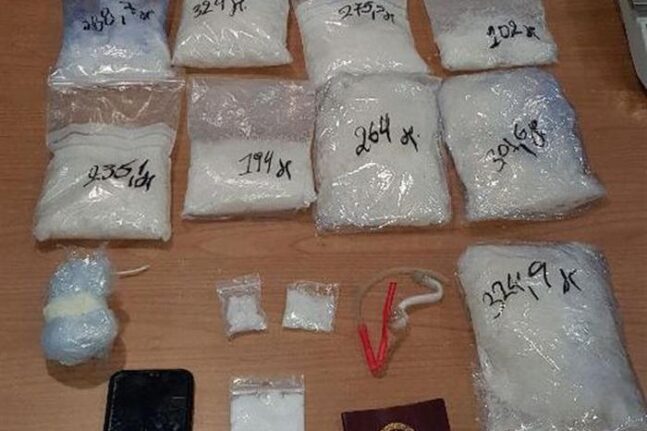Πάτρα: Ταξίδευε με πάνω από δύο κιλά μεθαμφεταμίνης