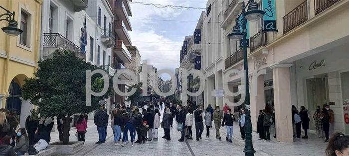 Αδιανόητες εικόνες κοσμοπλημμύρας στο κέντρο της Πάτρας