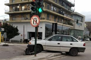 Τροχαίο στο ύψος της Αρέθα