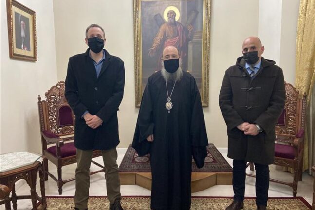 Συνάντηση αντιπροσωπείας του ΔΣ της Ιατρικής Εταιρείας Δυτικής Ελλάδας με το Μητροπολίτη Πατρέων Χρυσόστομο