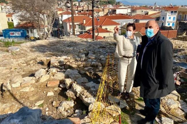 Ναύπακτος: Β.Γκίζας και Ολ.Βικάτου στις εργασίες ανάδειξης του Κάστρου