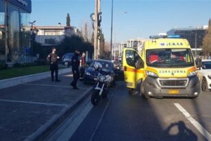 Γυναίκα γέννησε μέσα στο αυτοκίνητο πάνω στη Λεωφόρο Κηφισίας