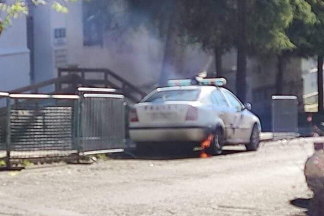 Πάτρα: Εμπρησμός «για τον Κουφοντίνα»