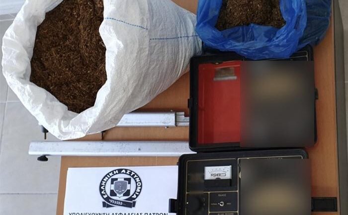 Αγρίνιο: Συνελήφθη διακινητής με περίπου 30 κιλά λαθραίου καπνού