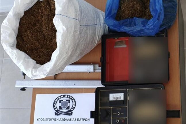 Πάτρα: Με λαθραίο καπνό και πακέτα τσιγάρων συνελήφθη άνδρας