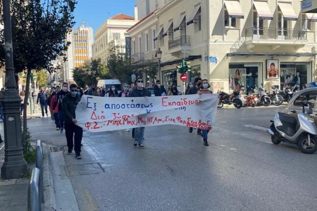 Πάτρα: Στην πορεία για την Παιδεία ο Πελετίδης