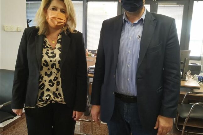Ο Ιάσονας Φωτήλας στην νέα Διοικήτρια του ΕΟΠΥΥ κ. Θεανώ Καρποδίνη