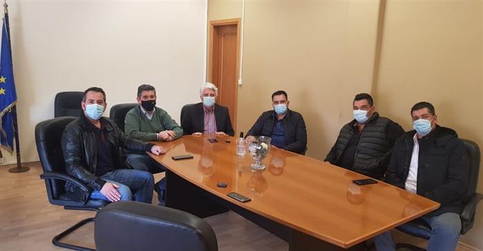 Σύσκεψη Αλεξόπουλου- Μυλωνά και Δημοτικών παραγόντων στην έδρα του ΣΥΔΙΣΑ