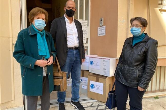 Πάτρα: Υγειονομικό υλικό στην «Κιβωτό της Αγάπης»