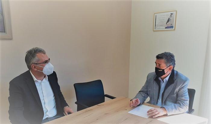 Αχαΐα: Συνάντηση Αλεξόπουλου-Μπαρή για το ΣΥΔΙΣΑ - Διάθεση συνεργασίας