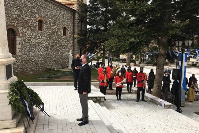 Α. Κατσανιώτης: "Σήμερα τιμούμε το ξύπνημα του γένους"