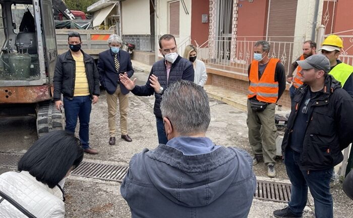 Επίσκεψη Ν. Φαρμάκη σε έργα στην Αιτωλοακαρνανία
