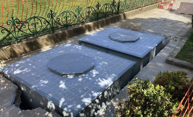 Αιγιάλεια: Πιο καθαρό πεδίο με...υπόγεια σκουπίδια - Μπήκαν οι κάδοι στα Υψηλά Αλώνια