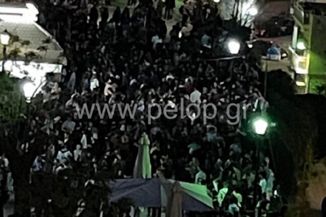 Πάτρα: Απίστευτη κοσμοπλημμύρα και απόψε στα Ψηλαλώνια. Ασυγκράτητος ο κόσμος