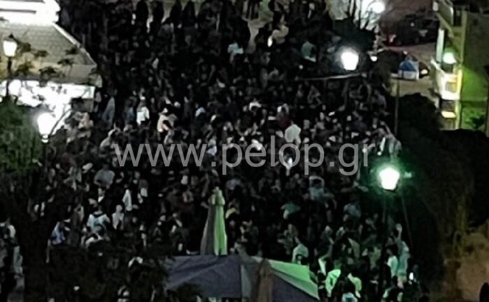 Πάτρα: Απίστευτη κοσμοπλημμύρα και απόψε στα Ψηλαλώνια. Ασυγκράτητος ο κόσμος
