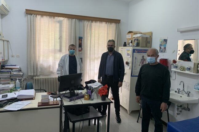Ερύμανθος: Ενημερώθηκε ο Μπαρής για εμβολιασμούς σε Χαλανδρίτσα και Ερυμάνθεια