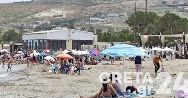 Ηράκλειο: «Ψήφισαν» παραλία οι περισσότεροι-Υποτονική η κίνηση στα καταστήματα εστίασης