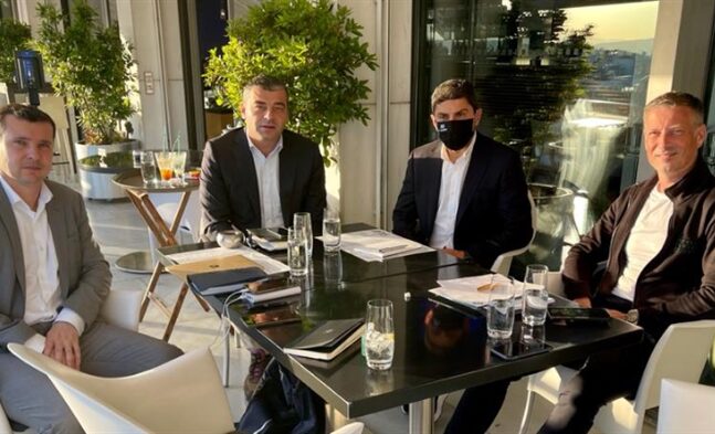 Συνάντηση του Λ. Αυγενάκη με αντιπροσωπεία της UEFA και Κλάτενμπεργκ