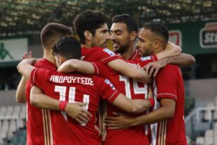 Ο Ολυμπιακός κυρίαρχος, 4-1 τον Παναθηναϊκό στη Λεωφόρο