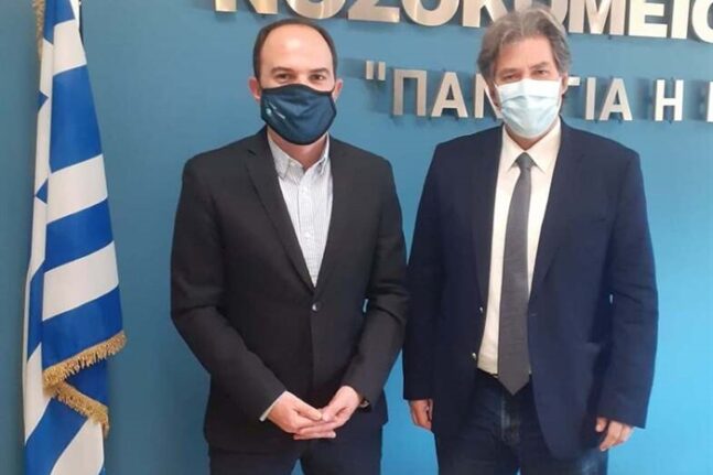 Τετ α τετ του Αντιπεριφερειάρχη Ενέργειας με τον αν. Διοικητή του ΠΓΝΠ
