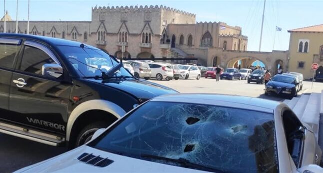 Ρόδος: Ζήτησε συγγνώμη ο αστυνομικός που έσπασε το ΙΧ του διευθυντή του