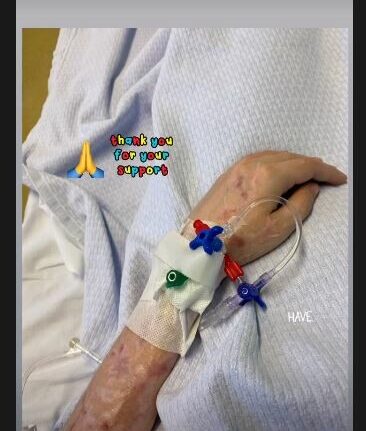 Η φωτογραφία της Ιωάννας μετά το χειρουργείο...