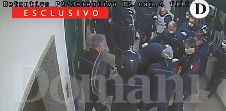 Ιταλία: Σύλληψη 52 σωφρονιστικών μετά τον άγριο ξυλοδαρμό κρατουμένων κοντά στη Νάπολη