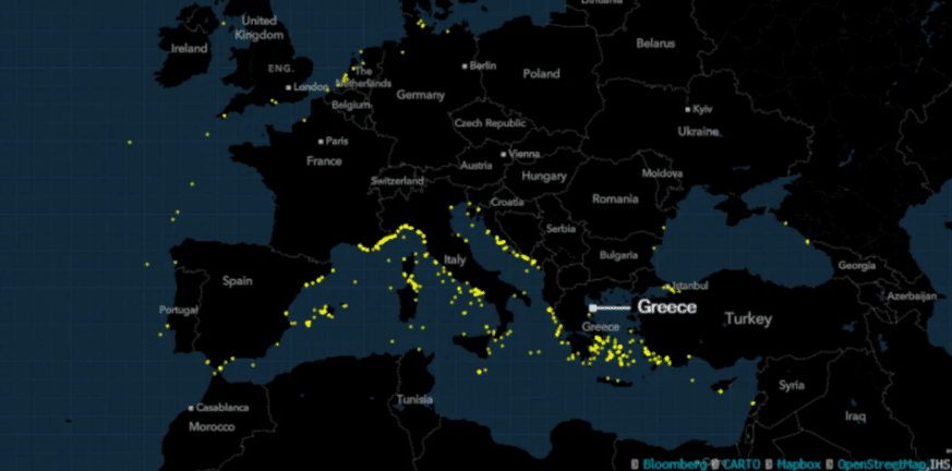 Bloomberg: H Eλλάδα κορυφαίος προορισμός για τα σούπερ γιοτ των πλουσίων