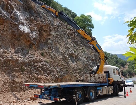 Συνεχίζονται οι εργασίες στην Πατρών-Τριπόλεως εργασίες