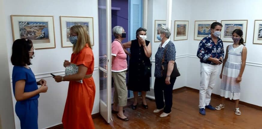 Εγκαίνια της έκθεσης του Παναγιώτη Ζωγράφου στην Δημοτική Πινακοθήκη Ακράτας Ζωγράφου
