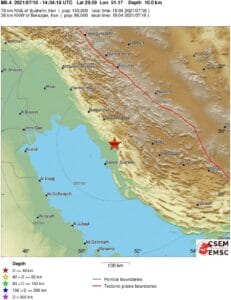 Ιράν: Σεισμός 5,7 βαθμών στη νότια επαρχία Φαρς