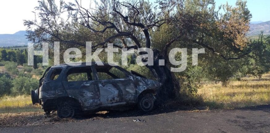 Κορινθία: Βρέθηκε καμένο αυτοκίνητο με απανθρακωμένο τον οδηγό