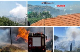 Κεφαλονιά: Στο Καπανδρίτι έφτασαν οι φλόγες - Δυνάμεις της Πυροσβεστικής σπεύδουν και από την Πάτρα