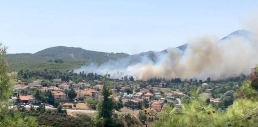 Φωτιά στη Σταμάτα -"Η κατάσταση είναι ανεξέλεγκτη, επικίνδυνη" - Μήνυμα από το 112 στους κατοίκους
