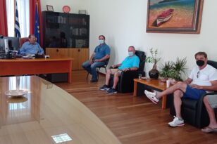 Αιγιάλεια: Συνάντηση του δημάρχου με τον πρόεδρο της Κοινότητας Κερύνειας