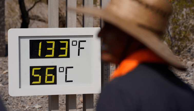 Συναγερμός στις Η.Π.Α-Το θερμότερο έδειξε 56,6 βαθμούς Κελσίου
