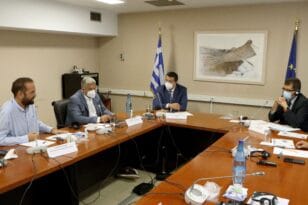 Στη συνεδρίαση της ΕΝΠΕ με τον Ευρωπαίο Επίτροπο Διαχείρισης Κρίσεων ο Νεκτάριος Φαρμάκης
