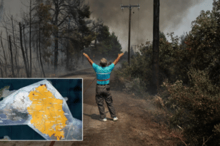 Κοπέρνικος: Ίσως έχουν καεί 700.000 στρέμματα στην Εύβοια