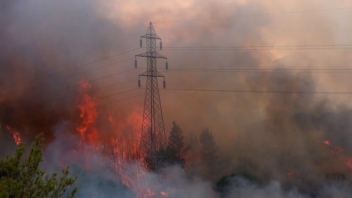 Φωτιά στη Μεσσηνία: Έχει περάσει μέσα από σπίτια η φωτιά στην περιοχή Βασιλίτσι