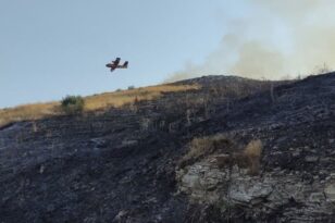 Ζάκυνθος: Έπεσε πυροσβεστικό αεροσκάφος - Σώος ο πιλότος