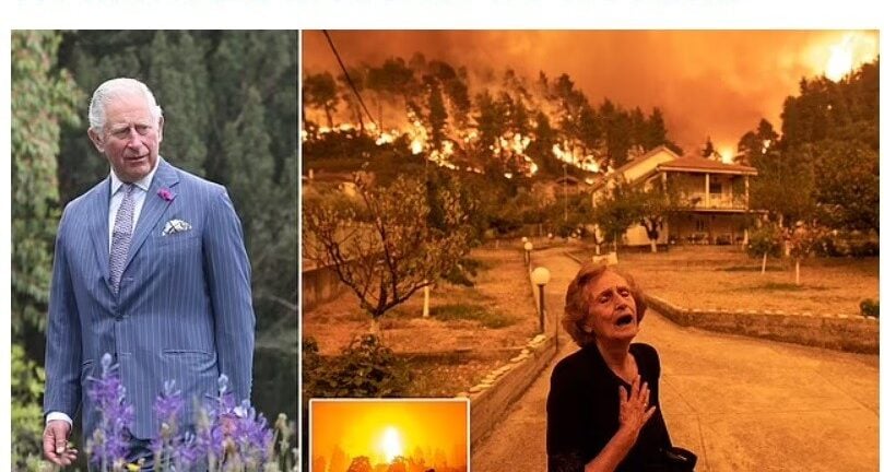 Πρίγκιπας Κάρολος: Σπαράζω όταν βλέπω καταστροφικές φωτιές να «χτυπούν» την Ελλάδα