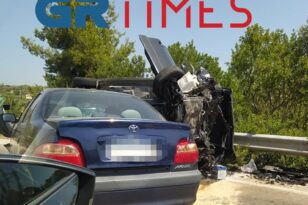 Χαλκιδική: Ουρές χιλιομέτρων μετά από τροχαίο με 5 τραυματίες