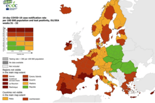 Κορονοϊός: Στο "κόκκινο" όλη η Ελλάδα - Ο χάρτης του ECDC