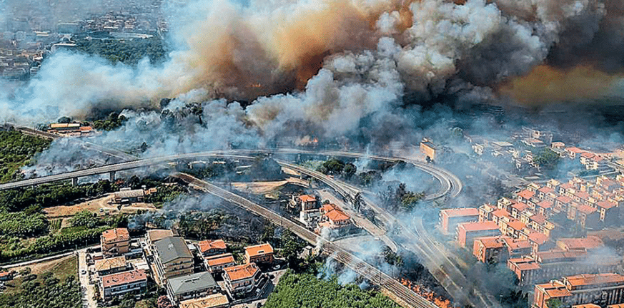 Ιταλία -Φωτιές στην Καλαβρία: Δύο νεκροί και 60 εστίες -Καίγονται εκτάσεις στα ελληνόφωνα χωριά