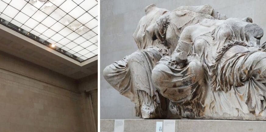 Βρετανικό Μουσείο: Μπήκε νερό στην αίθουσα με τα Γλυπτά του Παρθενώνα