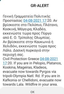 Ηλεία: Ανεξέλεγκτη η φωτιά - Χρυσοχοΐδης - Μενδώνη στην Αρχαία Ολυμπία - "Μάχη" για τον Αρχαιολογικό Χώρο - ΦΩΤΟ-ΒΙΝΤΕΟ